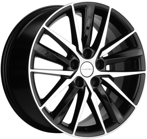 Диски Khomen Wheels KHW1807 (Hyundai i40) 8x18 5x114,3 ET46 dia 67,1 black-FP - 1