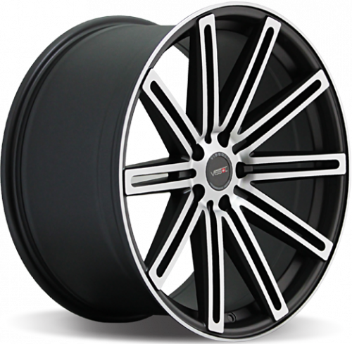 Диски Vissol V-004 10,5x20 5x112 ET42 dia 66,6 matte graphite machined - 1
