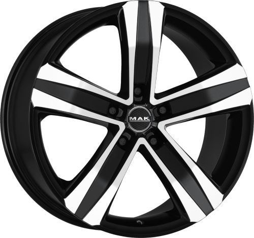 Диски MAK Stone 5 3 6,5x15 5x160 ET52 dia 65,1 black mirror - 1