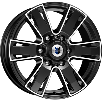 Диски K&K Севенна 7x17 6x139,7 ET38 dia 67,1 алмаз черный Россия - 1