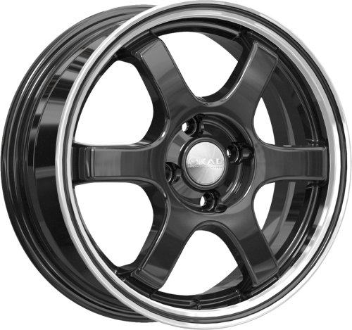 Диски Скад Киото 6x15 5x100 ET38 dia 57,1 алмаз-антрацит - 1