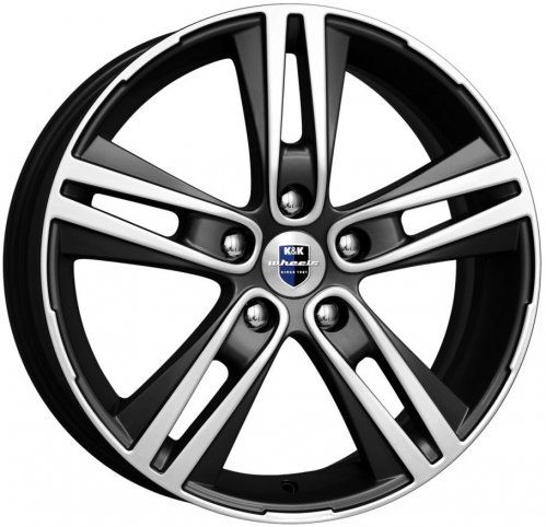 Диски K&K Прайм 6,5x17 5x114,3 ET46 dia 67,1 алмаз черный - 1