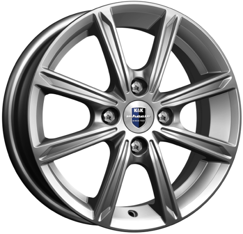 Диски K&K Флэш 5x14 4x98 ET35 dia 58,5 дарк платинум Россия - 1