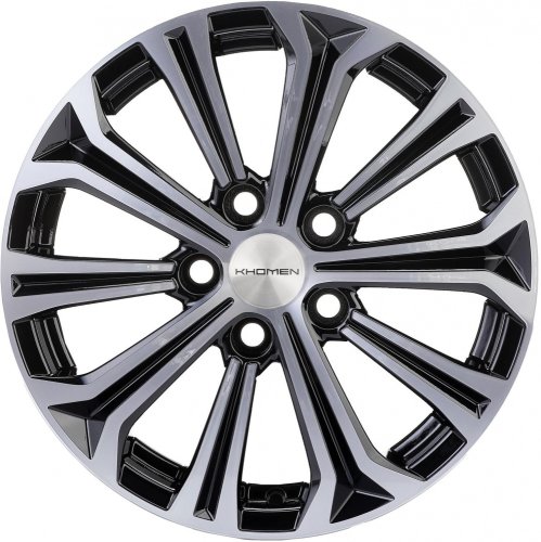 Диски Khomen Wheels KHW1610 (Focus) 6,5x16 5x108 ET50 dia 63,3 black-FP Россия - 1