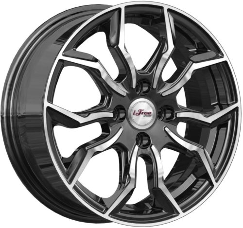 Диски iFree Бохо 6x15 4x100 ET42 dia 54,1 блэк джек Россия - 1