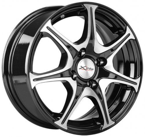Диски X trike X-110 6x14 4x114.3 ET35 dia 67.1 BK/FP - 1
