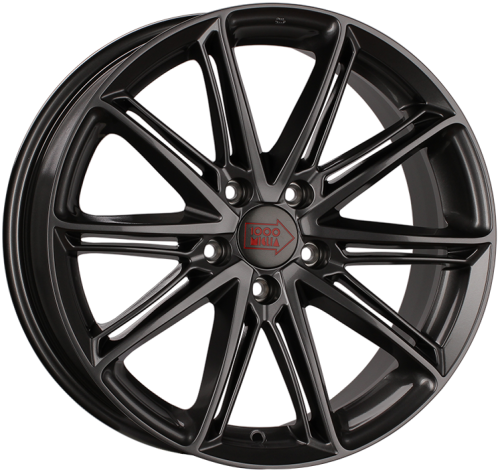 Диски 1000 Miglia MM1007 7,5x17 5x114,3 ET40 dia 67,1 dark anthracite high gloss - 1