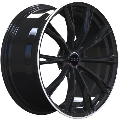 Диски Кованные диски ABT Audi A6 9x20 5x112 ET39 dia 66,5 черный+полировка обода - 1