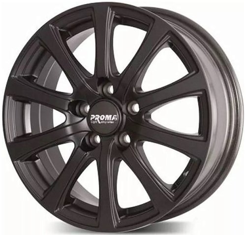 Диски Прома Колизей 6x15 5x108 ET52,5 dia 63,4 черный матовый new - 1