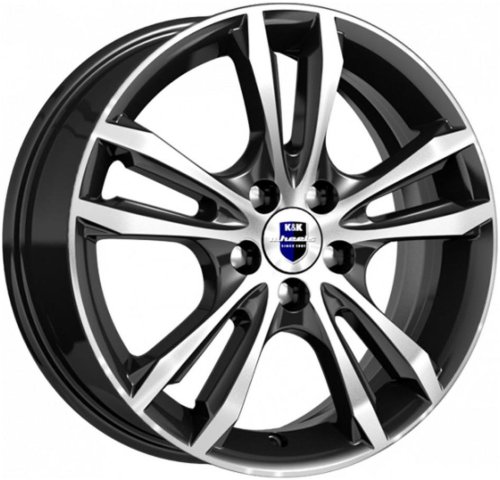 Диски K&K Samara 6x16 5x114,3 ET50 dia 67,1 алмаз черный SK - 1