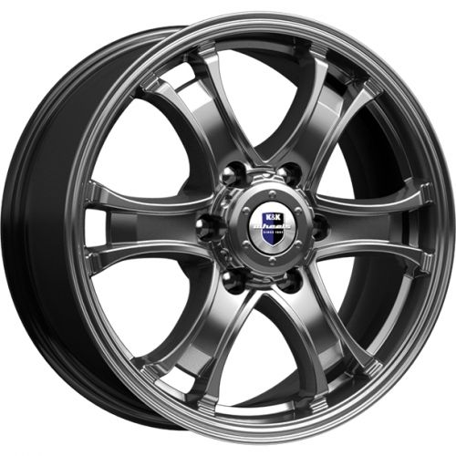Диски K&K Балеар 7,5x18 6x139,7 ET38 dia 67,1 дарк платинум Россия - 1
