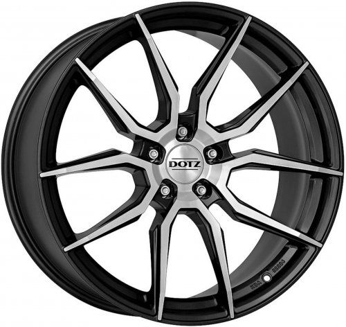 Диски Dotz Misano dark 8x18 5x120 ET35 dia 72,6 black polished - 1