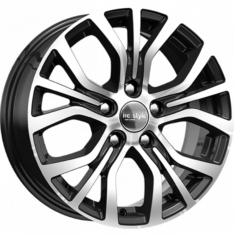 Диски iFree Replica КС736 (ZV 16_ix35) 6,5x16 5x114,3 ET45 dia 67,1 алмаз черный Россия - 1