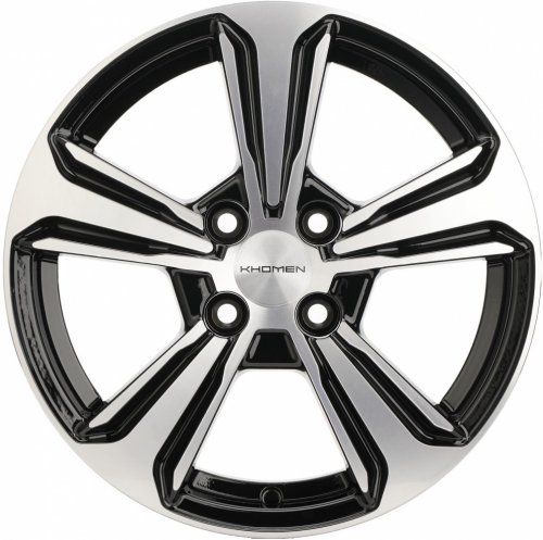 Диски Khomen Wheels KHW1502 (Solaris I) 6x15 4x100 ET48 dia 54,1 black-FP - 1
