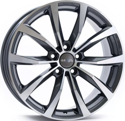 Диски MAK Wolf 7x17 5x112 ET40 dia 57,1 gun metallic mirror - 1