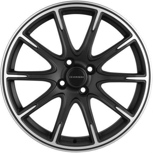 Диски Khomen Wheels KHW1707 (XRay) 6,5x17 4x100 ET41 dia 60,1 black-FP matt - 1