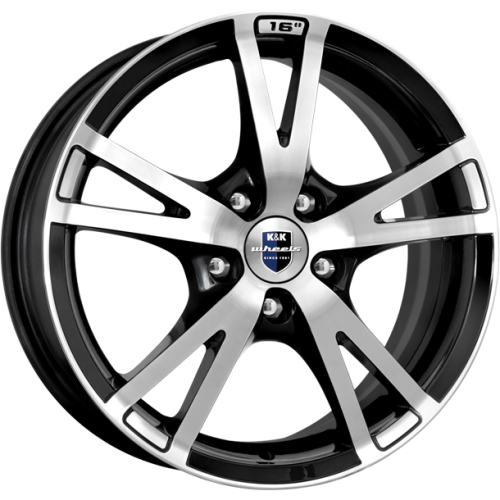 Диски K&K Вольт 6,5x16 5x114,3 ET50 dia 66,1 алмаз черный Россия - 1