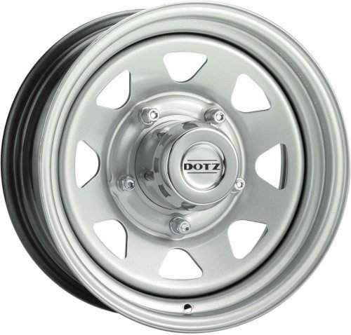 Диски Dotz Dakar 8x15 5x139,7 ET-35 dia 110,5 silver - 1