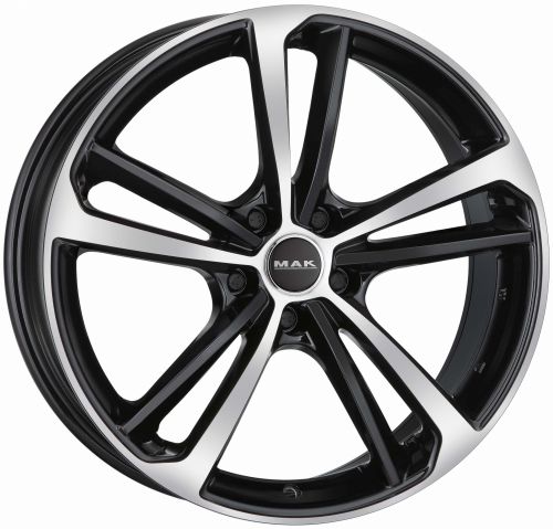 Диски MAK Nurburg 8,5x21 5x112 ET43 dia 66,6 black mirror - 1