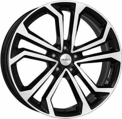 Диски Dezent TA dark 8x19 5x112 ET39 dia 66,6 black full polished - 1