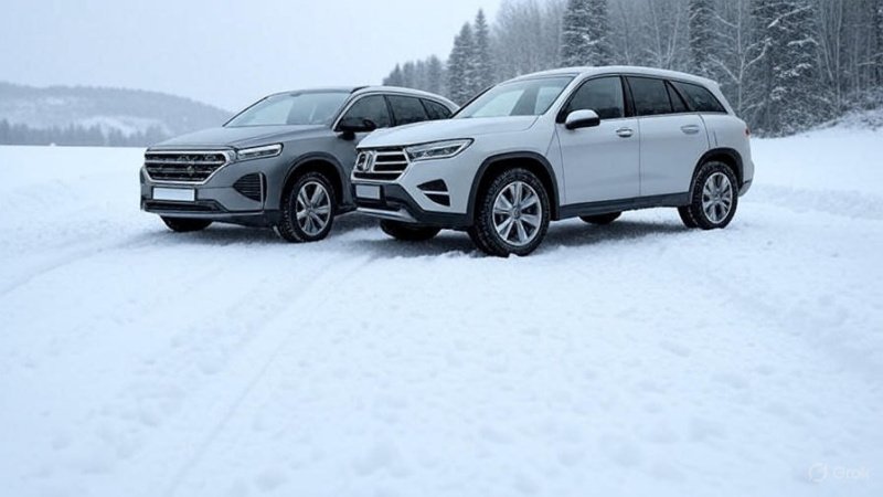 Зимний тест шин для внедорожников Auto Bild 2024 года
