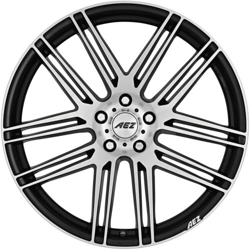 Диски AEZ Cliff dark 10x21 5x112 ET45 dia 66,6 black polished - 1