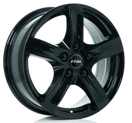 Диски Rial Arktis 7,5x17 5x114,3 ET52 dia 67,1 diamond black - 1