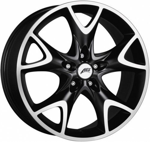 Диски AEZ Phoenix dark 8.5x18 5x120 ET45 dia 72.6 black polished - 1