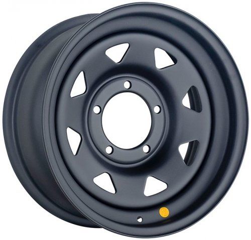 Диски Offroad wheels УАЗ 7x15 5x139,7 ET-19 dia 110,5 черный матовый - 1