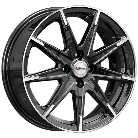 Диски iFree Uno Хит 6x16 4x100 ET45 dia 60,1 блэк джек - 1