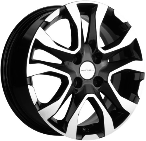 Диски Khomen Wheels KHW1503 (Rio/Solaris) 6x15 4x100 ET46 dia 54,1 black-FP - 1