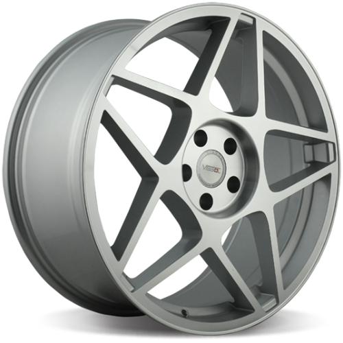 Диски Vissol V-008 9x20 5x112 ET35 dia 66,6 silver cut - 1