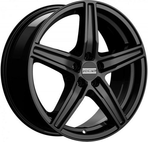 Диски Fondmetal 8100 7x17 5x112 ET35 dia 75 glossy black - 1