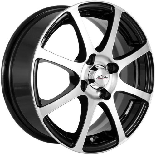 Диски X trike X-114M 5,5x14 4x100 ET45 dia 67,1 BK/FP Россия - 1