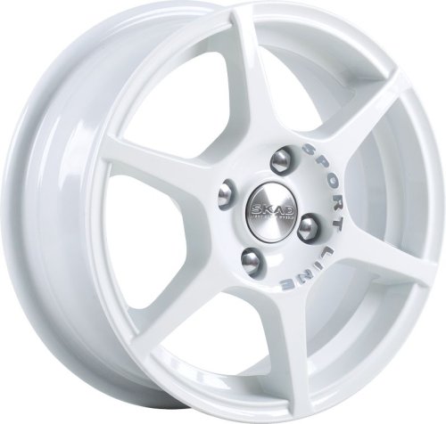 Диски Скад Ягуар 5,5x14 4x98 ET38 dia 58,6 алмаз-белый - 1