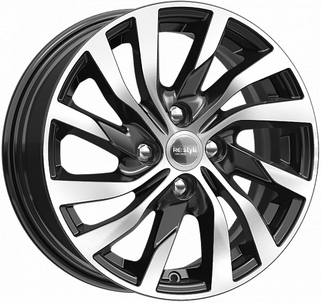 Диски K&K Original Series KIA (Rio КС882) 6x15 4x100 ET46 dia 54,1 алмаз черный Россия - 1
