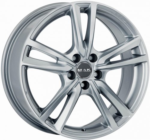 Диски MAK Icona 7,5x17 5x114,3 ET48 dia 76 silver - 1