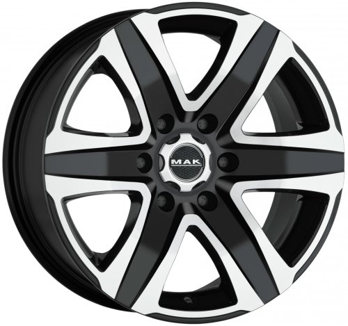 Диски MAK Stone 6 8x18 6x130 ET53 dia 84,1 black mirror - 1
