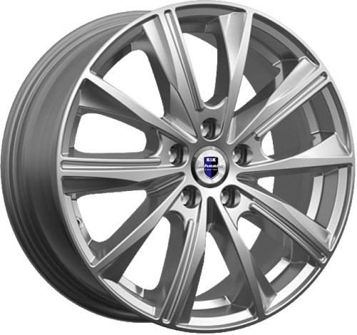 Диски K&K Арнар 7x16 5x100 ET38 dia 67,1 дарк платинум Россия - 1