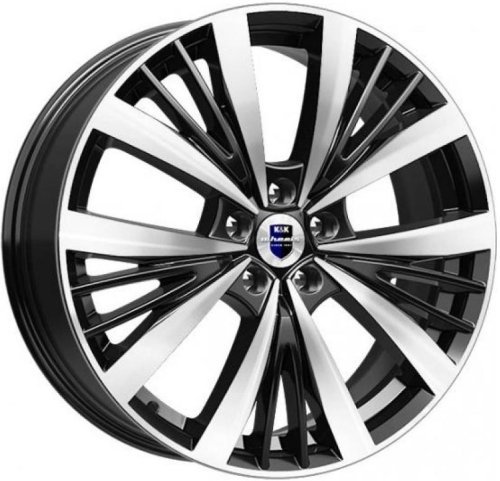 Диски K&K Марвел 7,5x19 5x120 ET35 dia 72,6 алмаз черный - 1