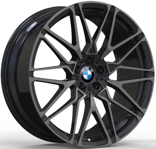 Диски Кованные диски Style 818-1 BMW 10,5x21 5x112 ET43 dia 66,56 черный+тонированный лак - 1