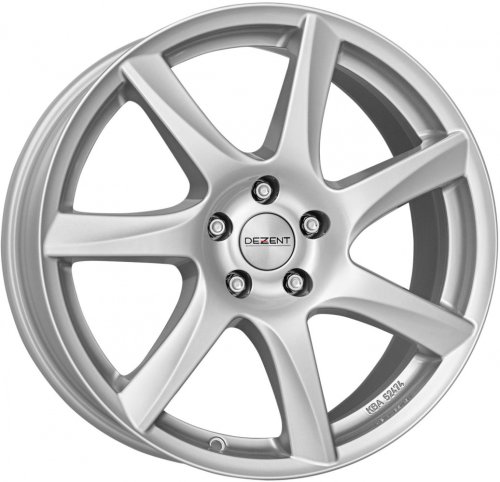 Диски Dezent TW silver 8x18 5x112 ET35 dia 70,1 silver - 1