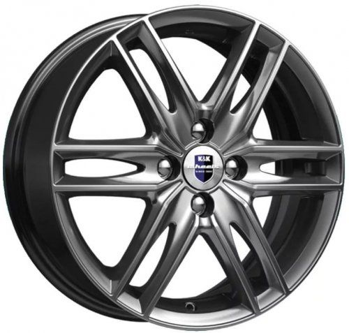 Диски K&K Монтеррей 6x16 4x100 ET50 dia 60,1 дарк платинум - 1
