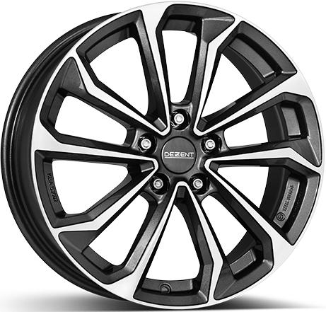 Диски Dezent KS dark 7x17 5x114,3 ET45 dia 60,1 anthracite polished - 1