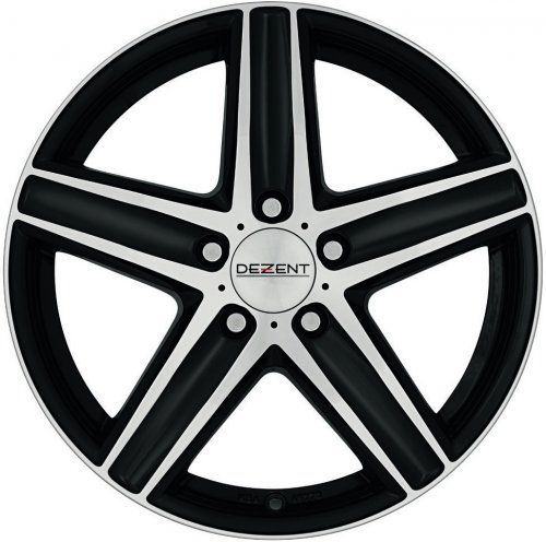 Диски Dezent TG dark 7,5x18 5x112 ET38 dia 66,6 black polished - 1