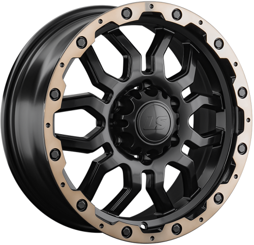 Диски LS wheels 1285 7,5x17 6x139,7 ET30 dia 106,1 BKS+BZSL - 1
