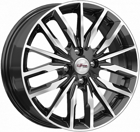 Диски iFree Миконос 6x16 4x100 ET45 dia 54,1 блэк джек Россия - 1