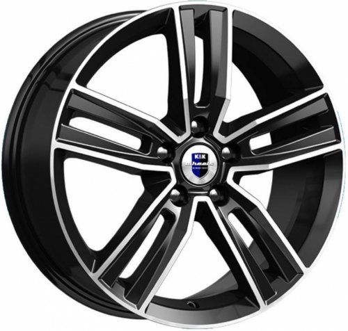 Диски K&K Танаис 7x18 5x108 ET49 dia 67,1 алмаз черный - 1