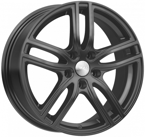 Диски Скад Брайтон 7x17 5x114,3 ET35 dia 60,1 черный бархат Россия - 1