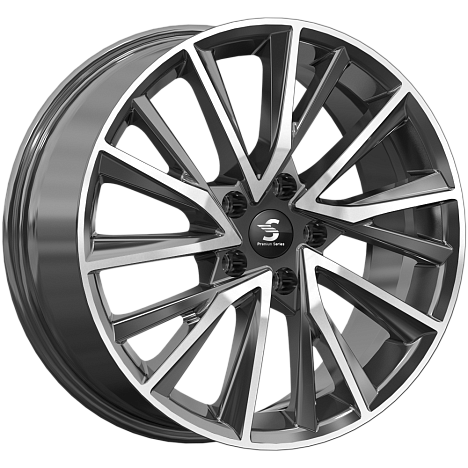 Диски K&K Premium Series КР010 Exeed TXL 7,5x18 5x108 ET36 dia 65,1 diamond black gris - 1